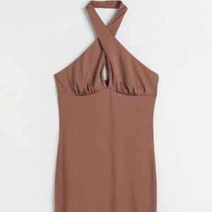 H&M Halter Top Jersey Short Dress